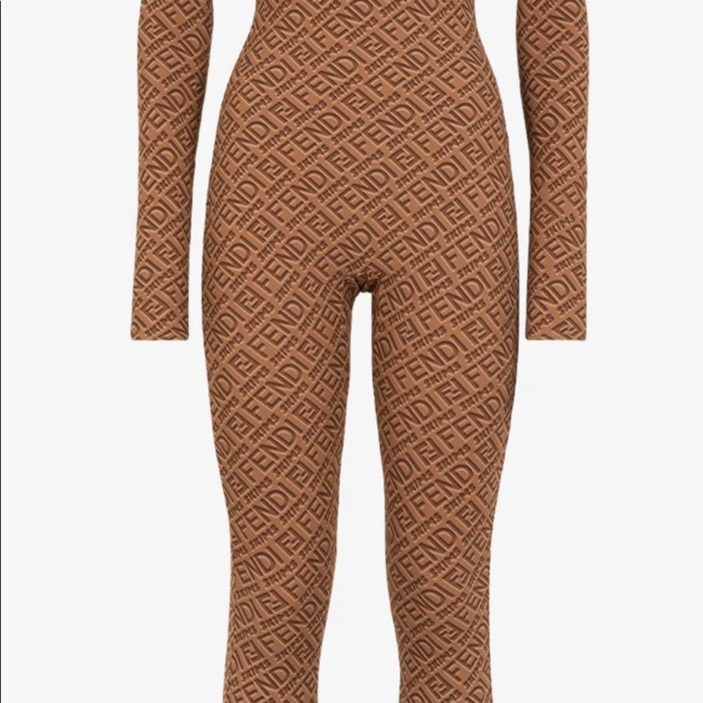 Fendi x Skims Brown Onesie
